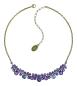 Preview: Green/purple - Water Cascade - Konplott necklace with Paua